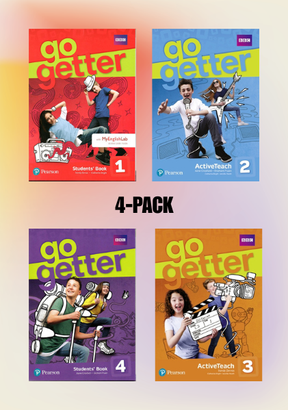 Go Getter 1,2,3 y 4 Students’ Book: Active Teach (Pearson) (Digital Download - Pack)